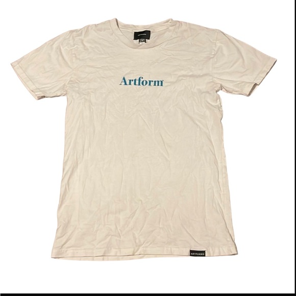 Women’s small white art form T-shirt - Picture 1 of 6